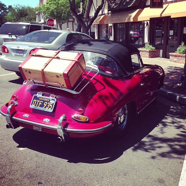 Old Porsche with a "trunk!"