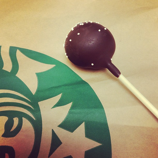 Spending my birthday on call. But hey, one of my fellow interns gave me a cake pop! Thanks Momina!