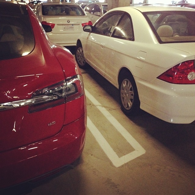 Today I parked next to a Tesla. That way I can pretend it's mine when I'm walking back to my car. At least for a few minutes.