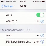 Apparently someone here at #kidneywk13 is with the FBI!